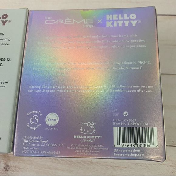 2x Creme Shop Hello Kitty Aromatherapy Bath Bomb Limited Edition - Picture 4 of 4